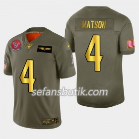 Houston Texans Tröjor Deshaun Watson 4 Nike 2019 Salute to Service 100th - Herr